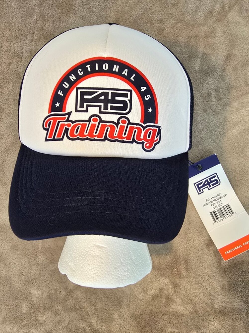 NWT F45 Training Heritage Trucker Cap, adjustable